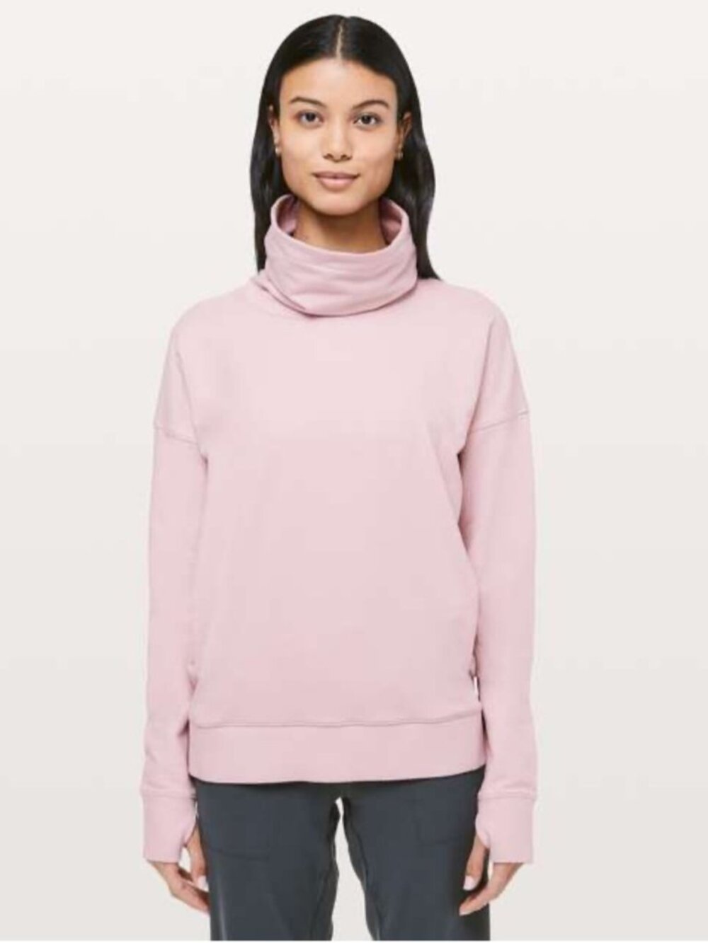 Lululemon Go Forward Pullover Porcelain Pink 6
